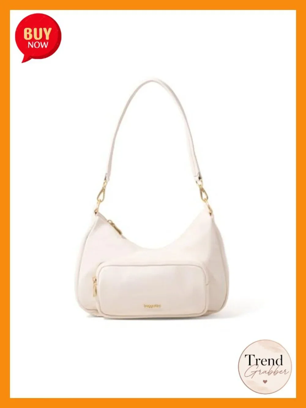 Savannah Crossbody Bag with RFID Card Holder, Nylon Hobo Convertible